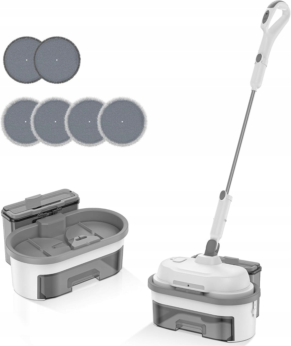 ELECTRIC MOP WIRELESS REDROAD CM17 ROTARY WASHER WITH 50W LED STATION