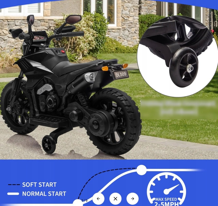 ELECTRIC MOTOR FOR CHILDREN 6V MOTORBIKE BATTERY LED MUSIC Brand no brand