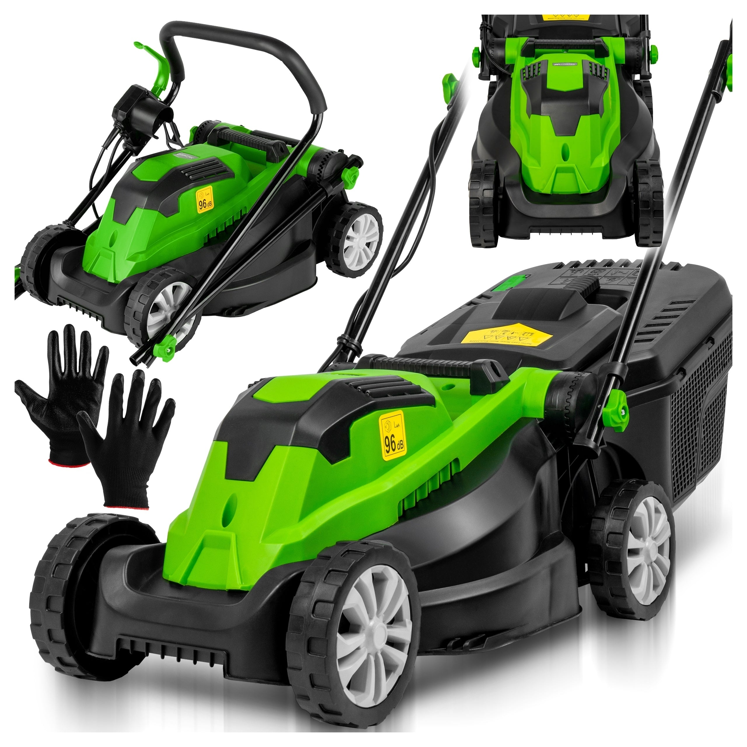 ELECTRIC MOWER LIGHT STRONG FOR GRASS LARGE BASKET 30L 2100W MALTEC
