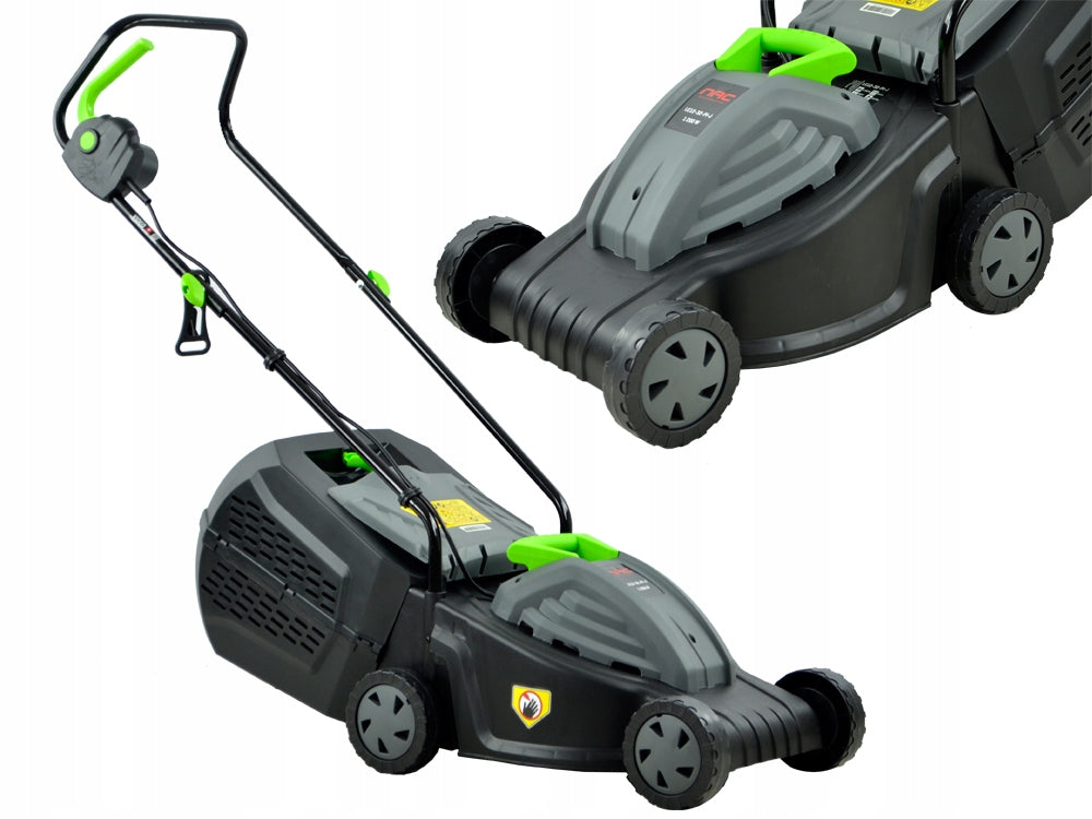 ELECTRIC MOWER NAC 1200 IN WIDTH 32 CM INDUCTION MOTOR BASKET 35 L Brand NAC