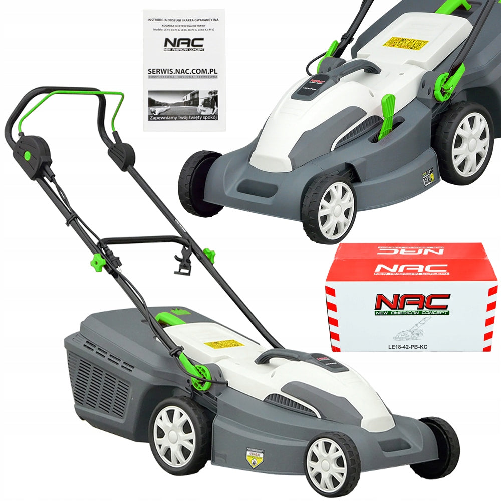 ELECTRIC MOWER NAC 1800 IN WIDTH 42 CM CENTRAL REG. HIGH MOWING