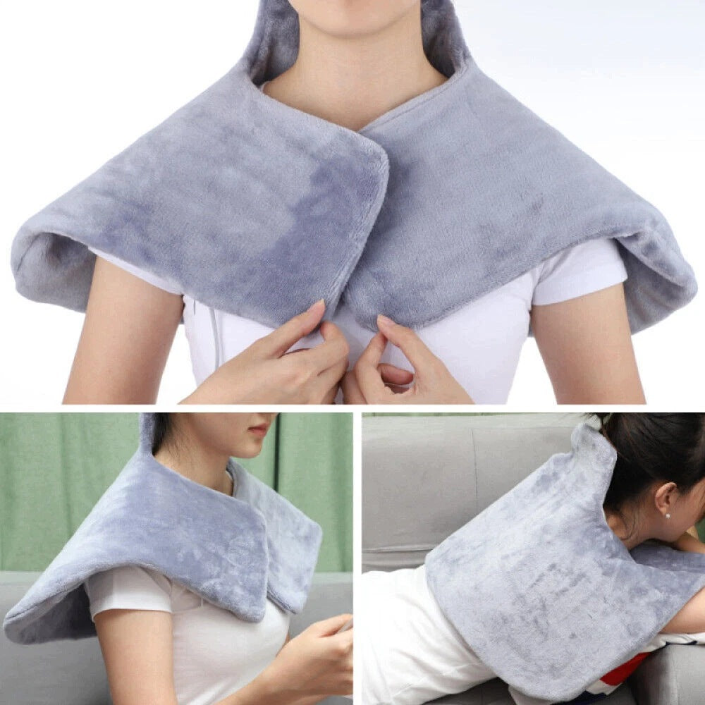ELECTRIC NECK HEATING PAD NECK SHOULDERS HEATER COLLAR Packaging status original