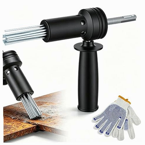 ELECTRIC NEEDLE RUST REMOVER FOR SDS DRILL 18 PCS Steel for Home