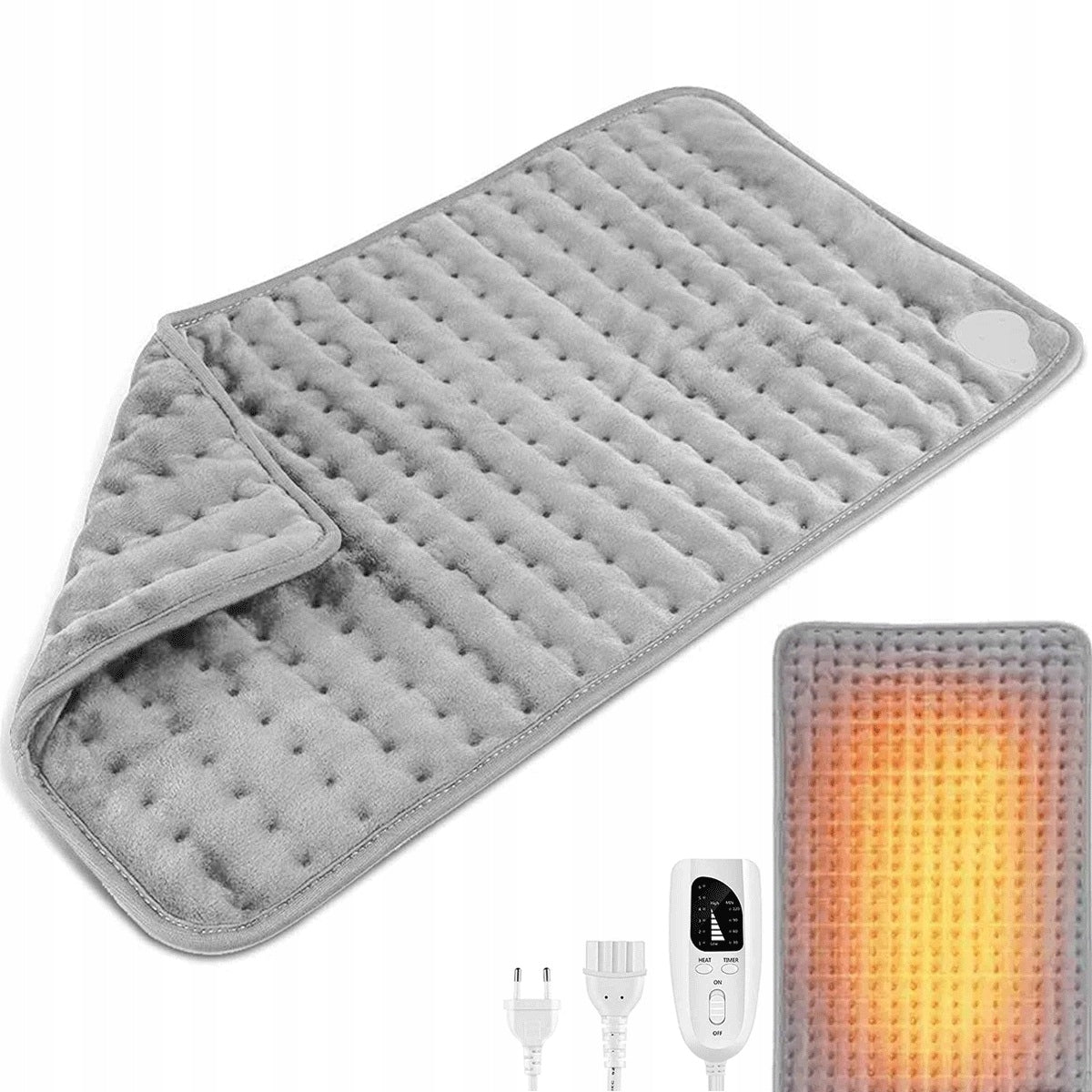ELECTRIC PAIN RELIEF MAT 6 TEMPERATURES WITH SMART SHUTDOWN