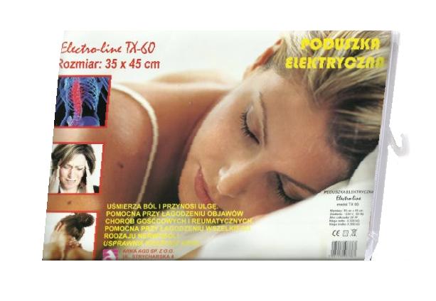 ELECTRIC PILLOW TX60 LARGE 35x45cm PILOT 60W Color brown