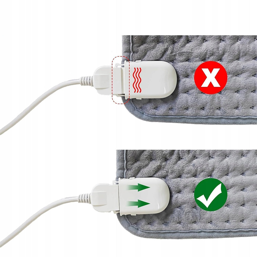 ELECTRIC PILLOW WARMING HEATING MAT BLANKET XL 60X30 CM HOT WATER BOTTLE Manufacturer code Koc grzewczy