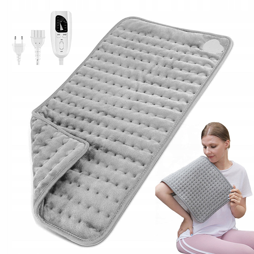 ELECTRIC PILLOW WARMING HOT WATER BOTTLE 6 LEVELS 60X30CM REMOTE CONTROL