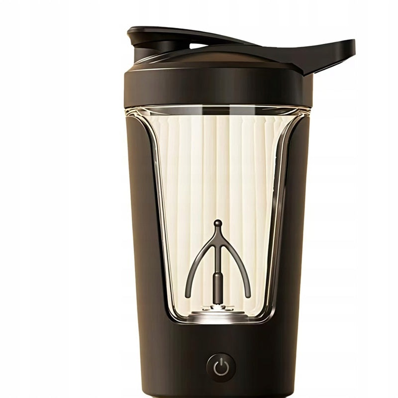 ELECTRIC PROTEIN SHAKER 450ML SHAKER PORTABLE ELECTRIC USB Black