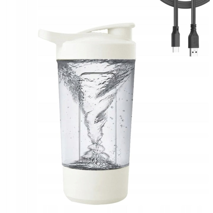 ELECTRIC PROTEIN SHAKER BOTTLE 450ML TRAINING BLENDER BOTTLE