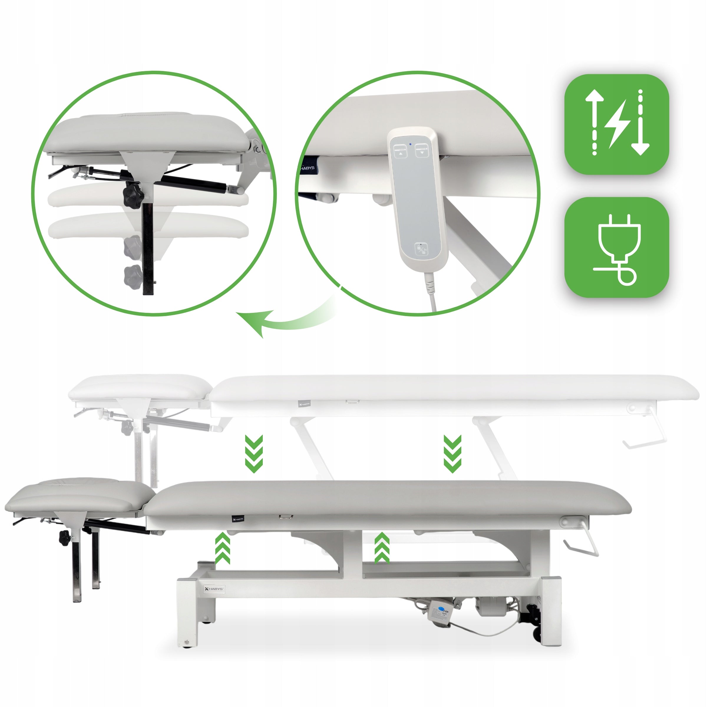 ELECTRIC REHABILITATION TABLE STATIONARY FORTIS 4 ERGO PILOT HABYS Medical device type medical device or in-vitro diagnostic medical device