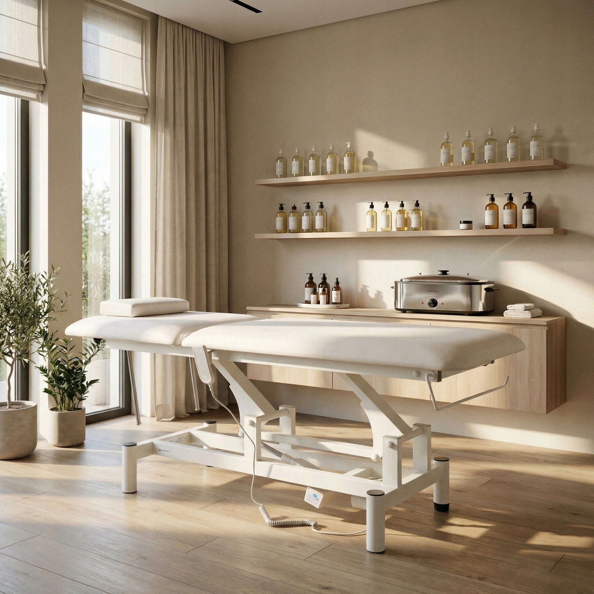 ELECTRIC REHABILITATION TABLE STATIONARY OPTIMA WHITE PILOT HABYS Medical device yes