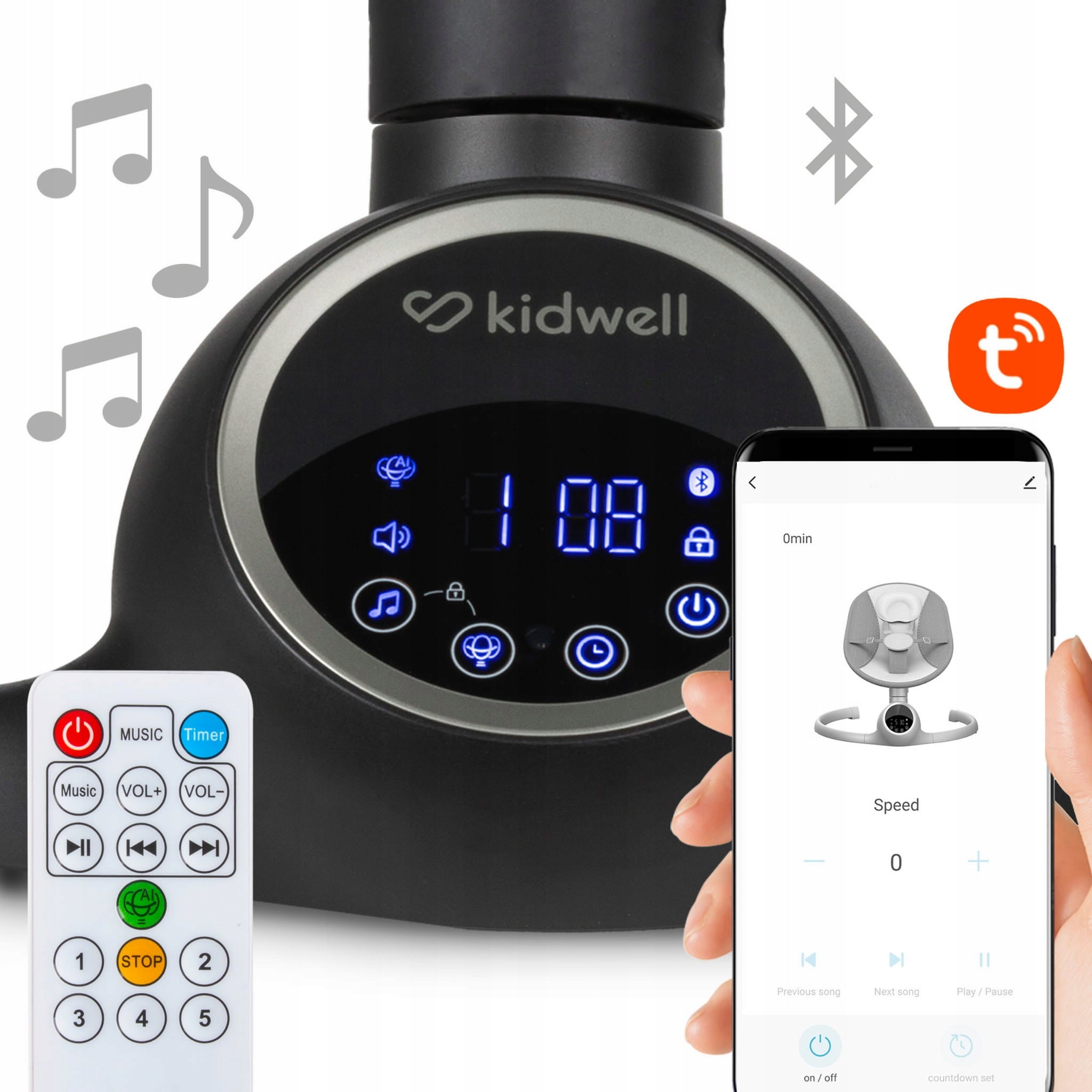 ELECTRIC ROCKER 2in1 KIDWELL REVE BLACK/SILVER PILOT APPLICATION EAN (GTIN) 5906601700828