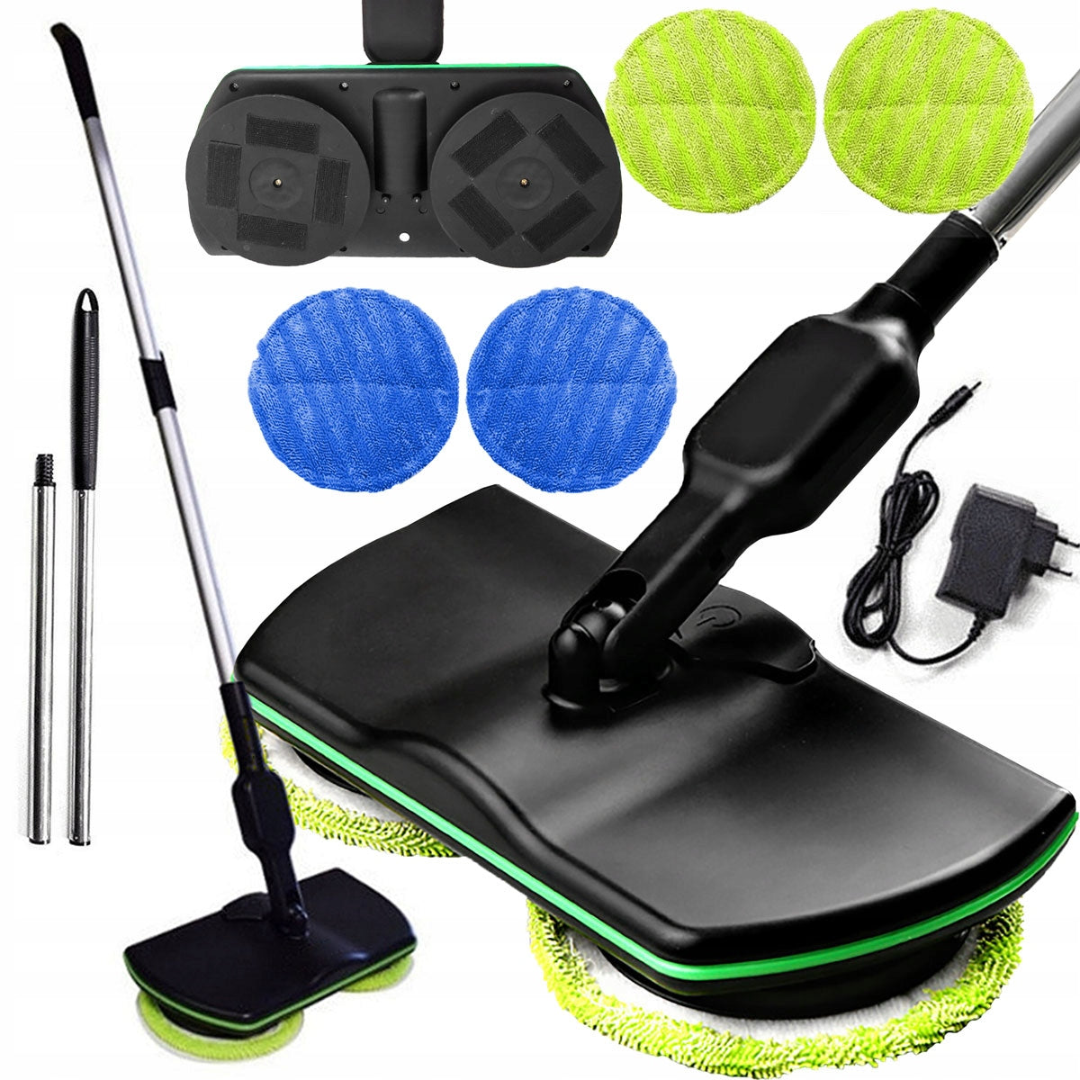 ELECTRIC ROTARY MOP WIRELESS BRUSH FOR POLISHING CLEANING