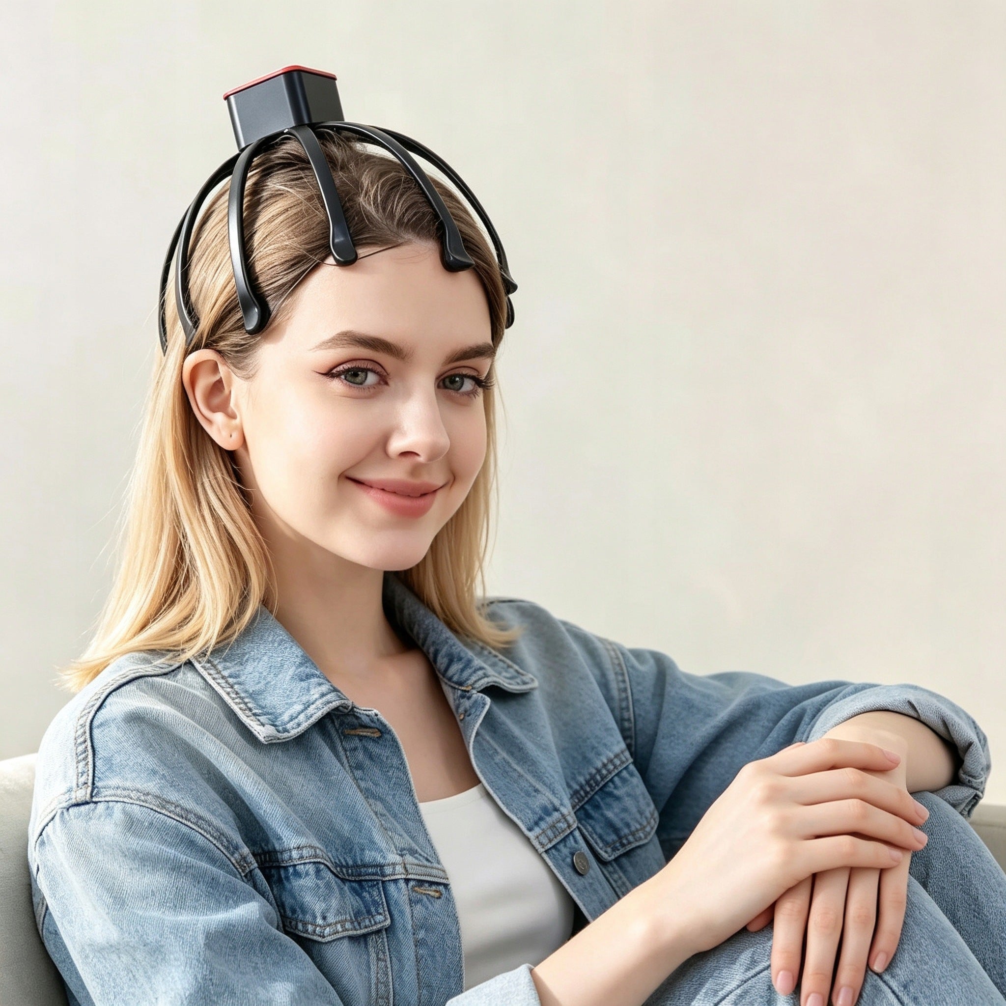 ELECTRIC SCALP MASSAGER DOES NOT TANGLE HAIR ERGONOMIC SHAPE Manufacturer code BEDEE