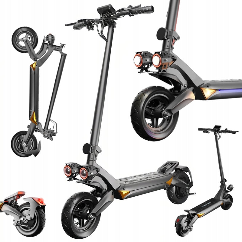 ELECTRIC SCOOTER RUPTOR R3 V3 FOLDING RANGE 55 km 1000W BLACK