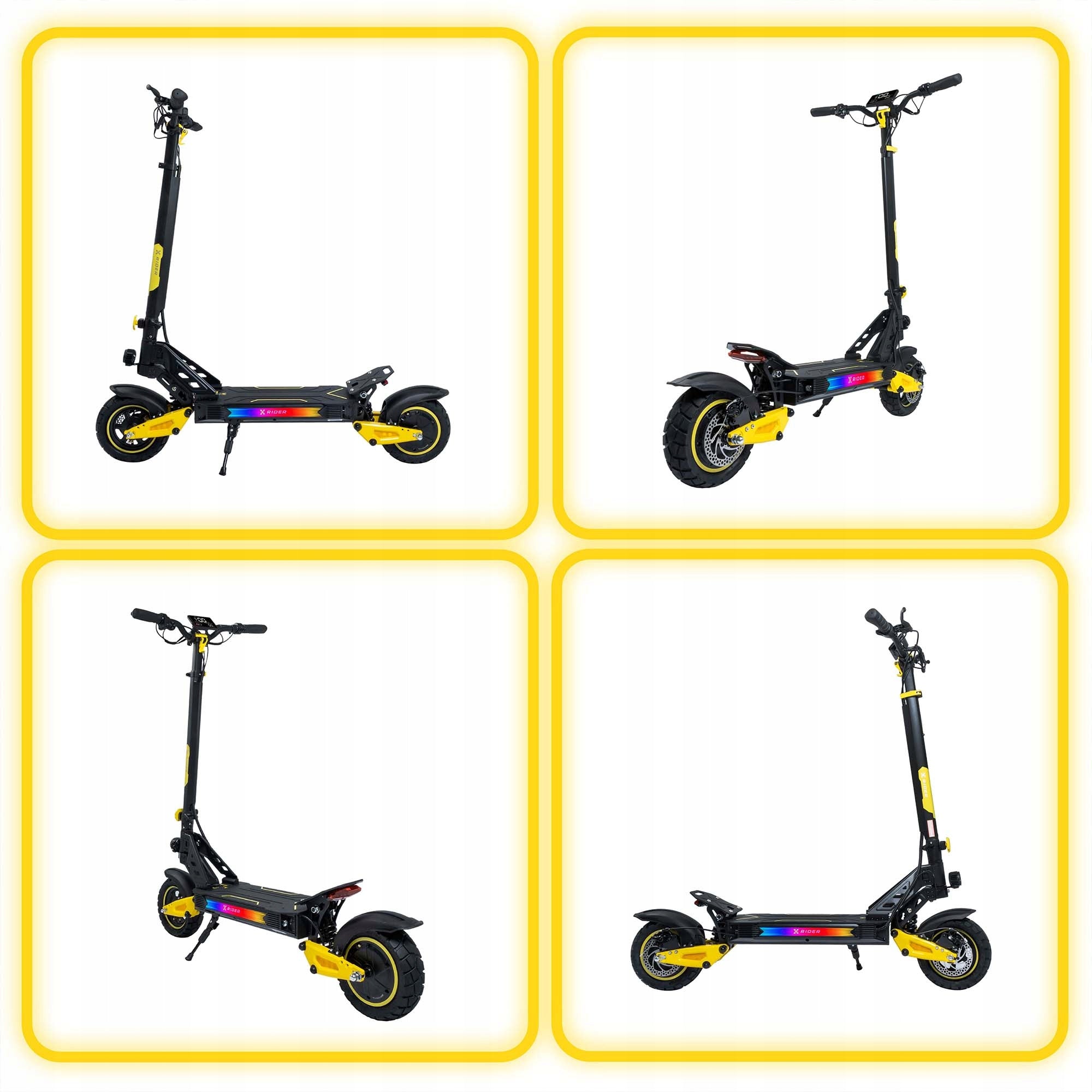 ELECTRIC SCOOTER XRIDER F10XPRO SHOCK ABSORPTION KERS 1400W PEAK 20Ah/48V Packaging status original