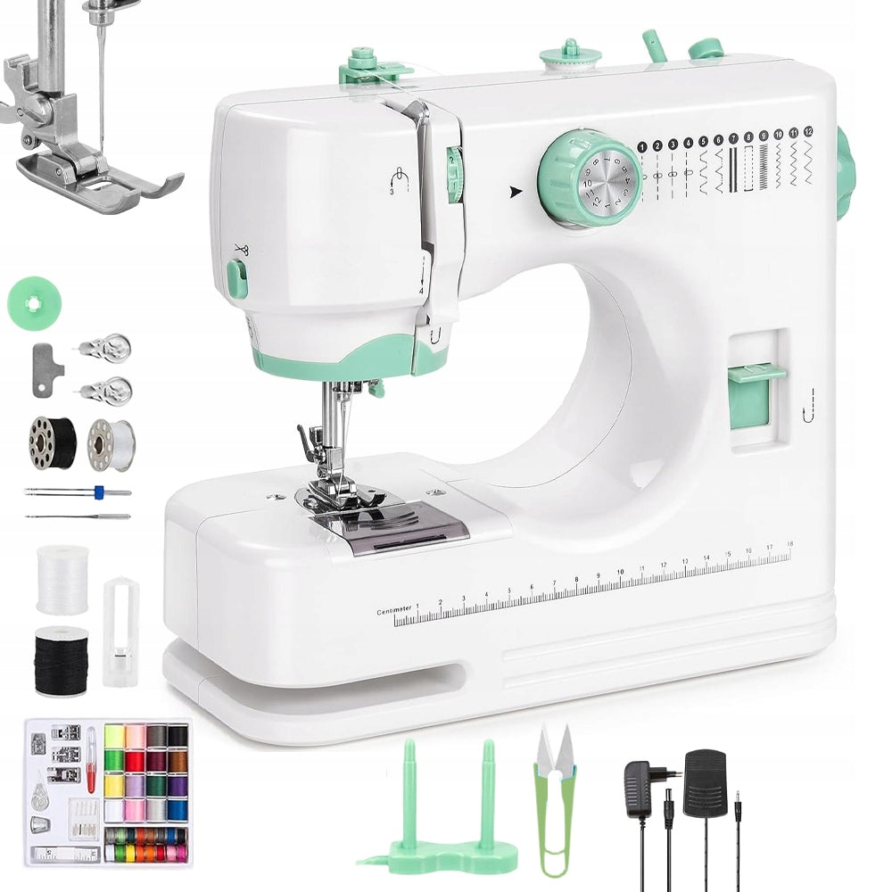 ELECTRIC SEWING MACHINE 12 STITCHES 2 MODES OF OPERATION EASY THREADING