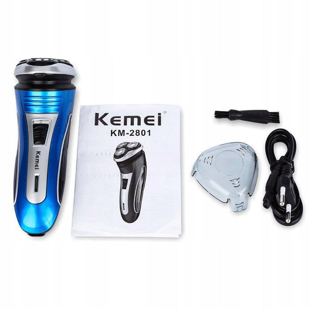 ELECTRIC SHAVER,BATTERY SHAVER WITH THREE BLADES Type head