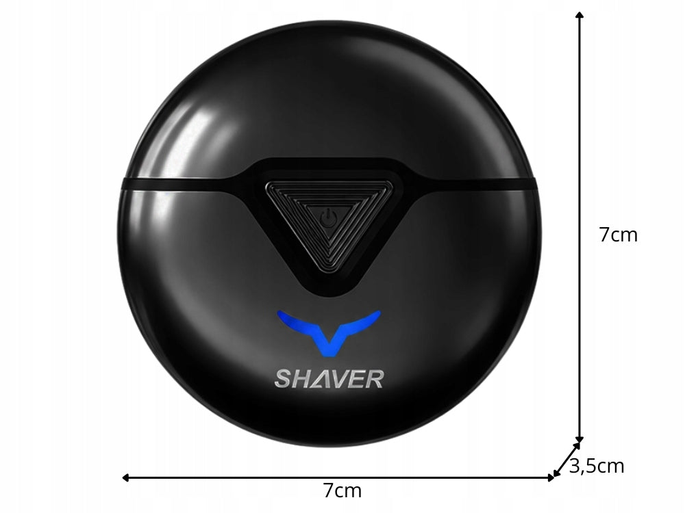 ELECTRIC SHAVER MEN'S COMPACT USB-C TRAVEL MINI WIRELESS LED Brand Verk Group