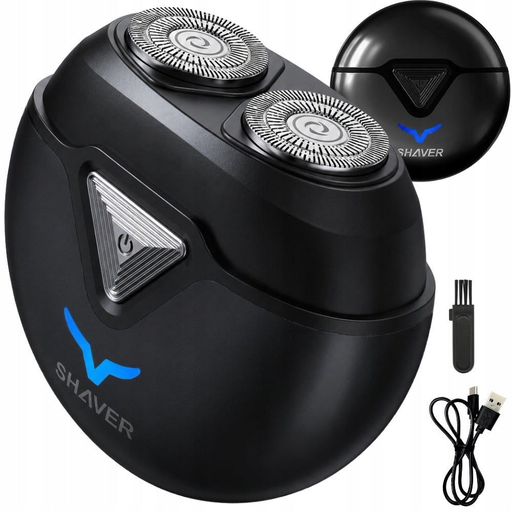 ELECTRIC SHAVER MEN'S COMPACT USB-C TRAVEL MINI WIRELESS LED