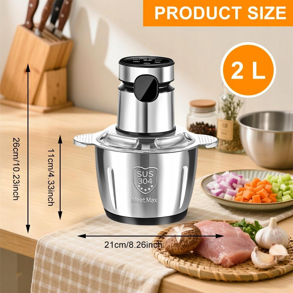 ELECTRIC SHREDDER 2L TOUCH FOR VEGETABLES MEAT FOR CHILDREN ELECTRIC Brand Costway