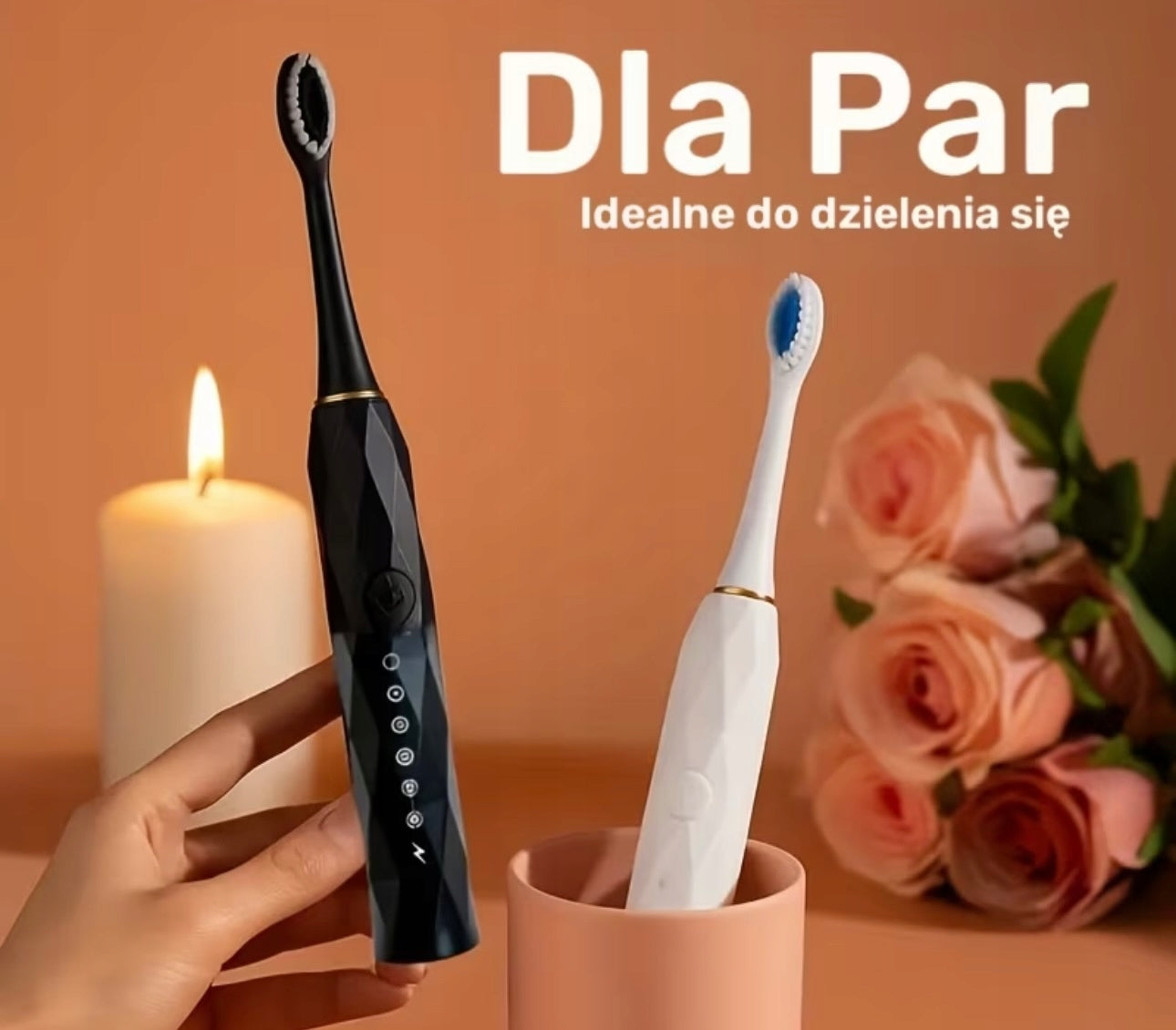 ELECTRIC SONIC TOOTHBRUSH BLACK 22 CM Brand no brand