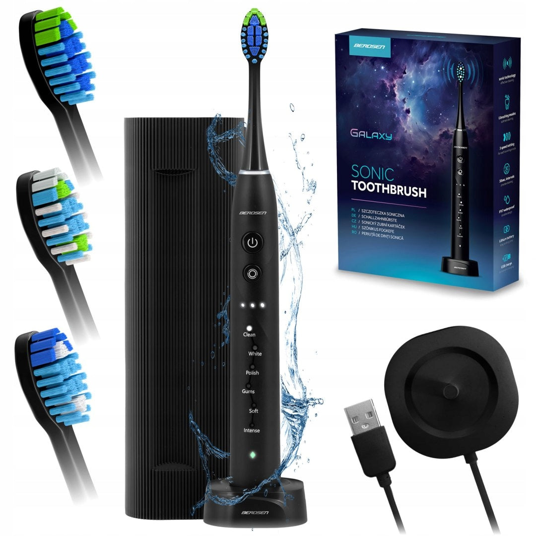 ELECTRIC SONIC TOOTHBRUSH + CASE