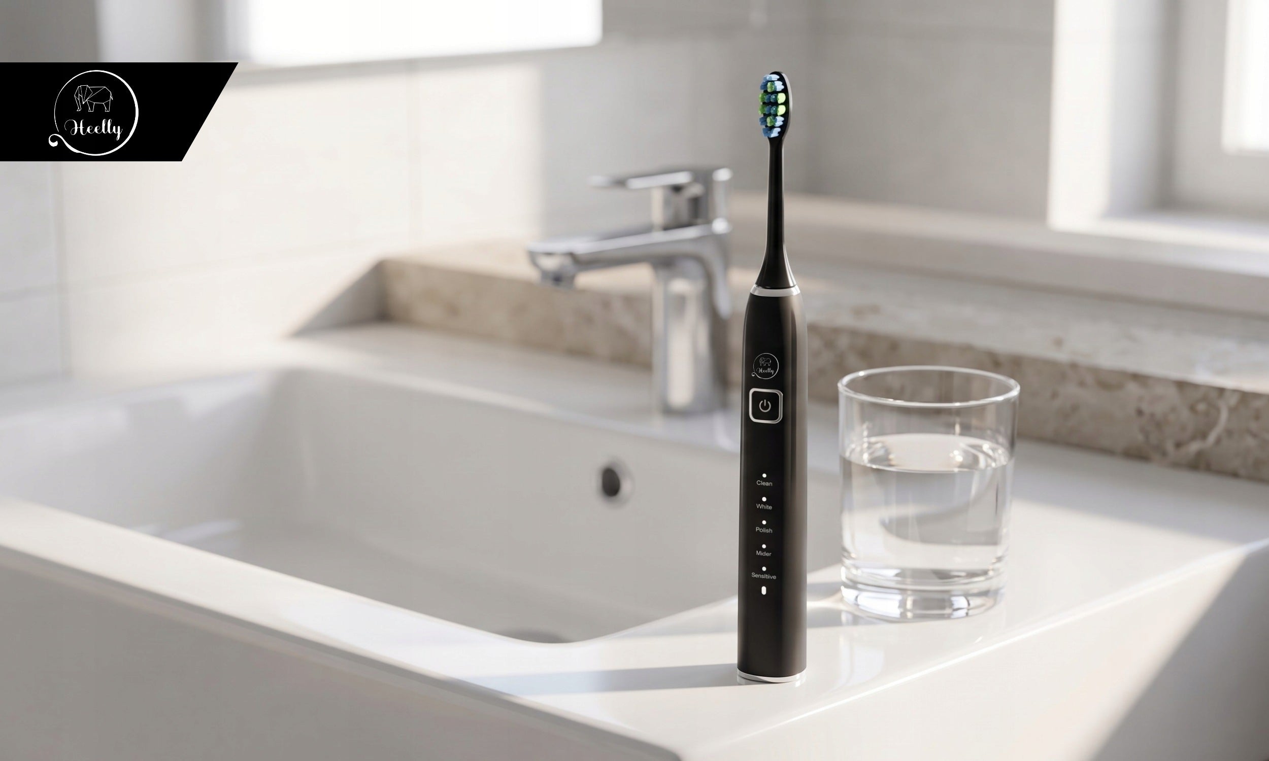 ELECTRIC SONIC TOOTHBRUSH FOR ADULT CHILDREN HEELLY CASE Manufacturer code szczoteczka do mycia zębów soniczna