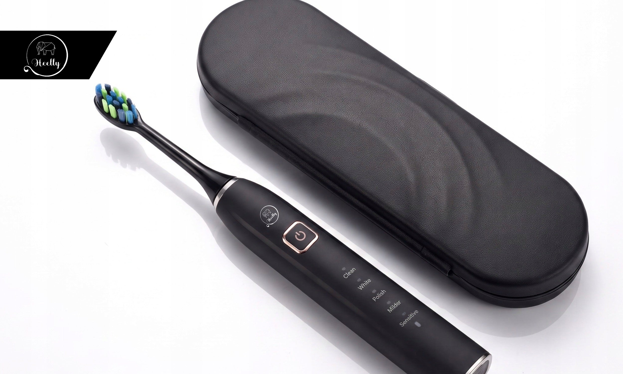 ELECTRIC SONIC TOOTHBRUSH FOR ADULT CHILDREN HEELLY CASE Packaging status original