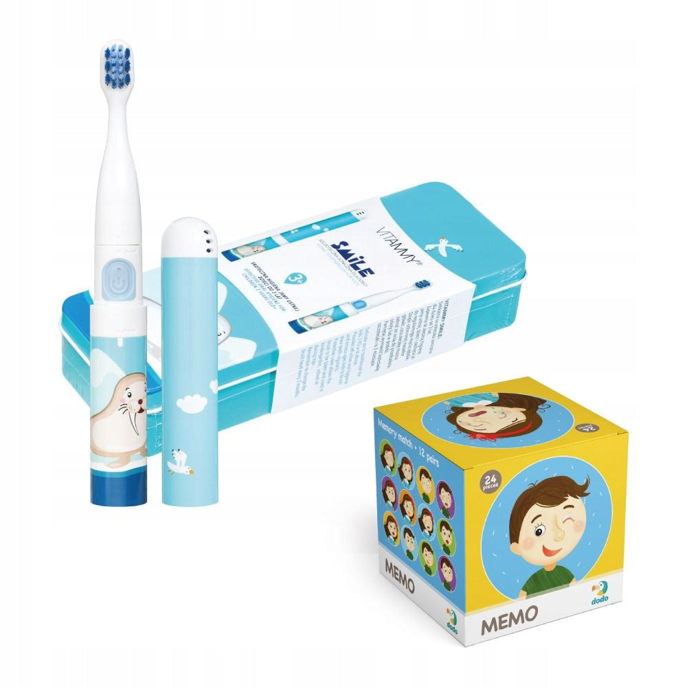 ELECTRIC SONIC TOOTHBRUSH FOR CHILDREN VITAMMY SMILE + FREEBIE GAME Manufacturer code VITAMMY TB8041M