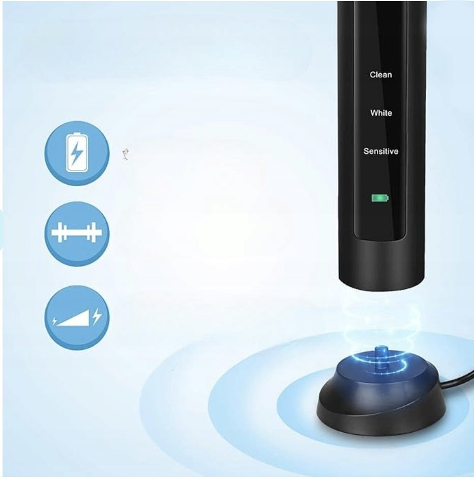 ELECTRIC SONIC TOOTHBRUSH LACHEN RM-ST051B + TIPS Manufacturer code RM-H9cwc