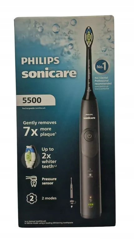 ELECTRIC SONIC TOOTHBRUSH PHILIPS SONICARE 5500 HX7111/01 BLACK