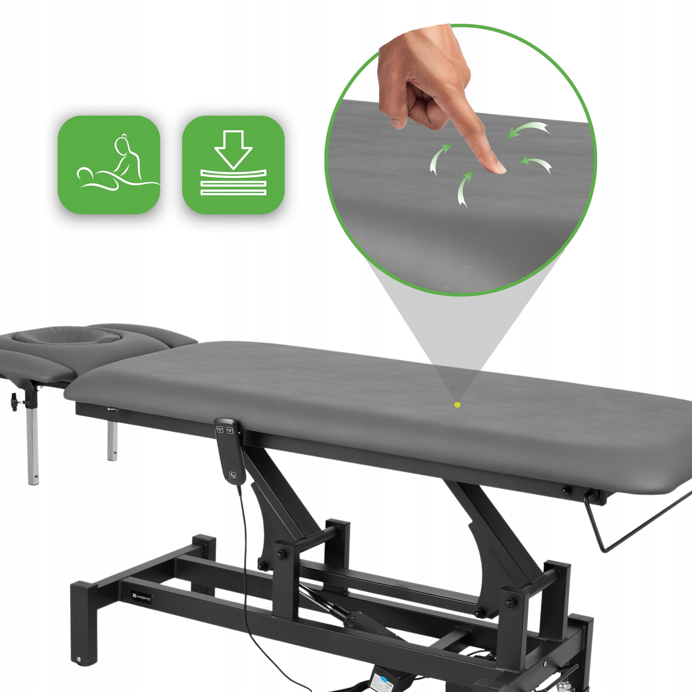 ELECTRIC STATIONARY REHABILITATION TABLE FORTIS 4 ERGO PILOT HABYS Brand Habys