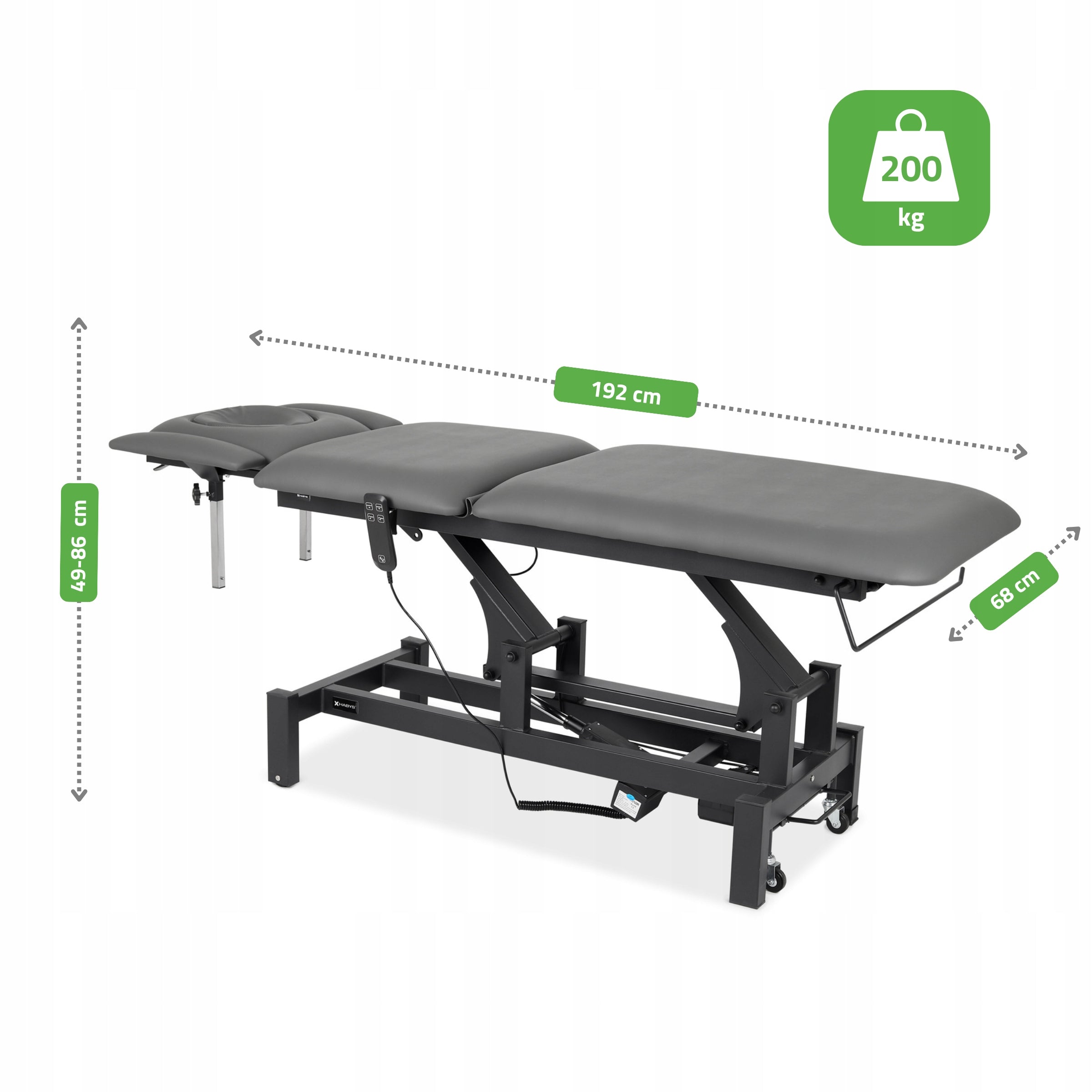ELECTRIC STATIONARY REHABILITATION TABLE FORTIS 5 ERGO PILOT HABYS Medical device type medical device or in-vitro diagnostic medical device