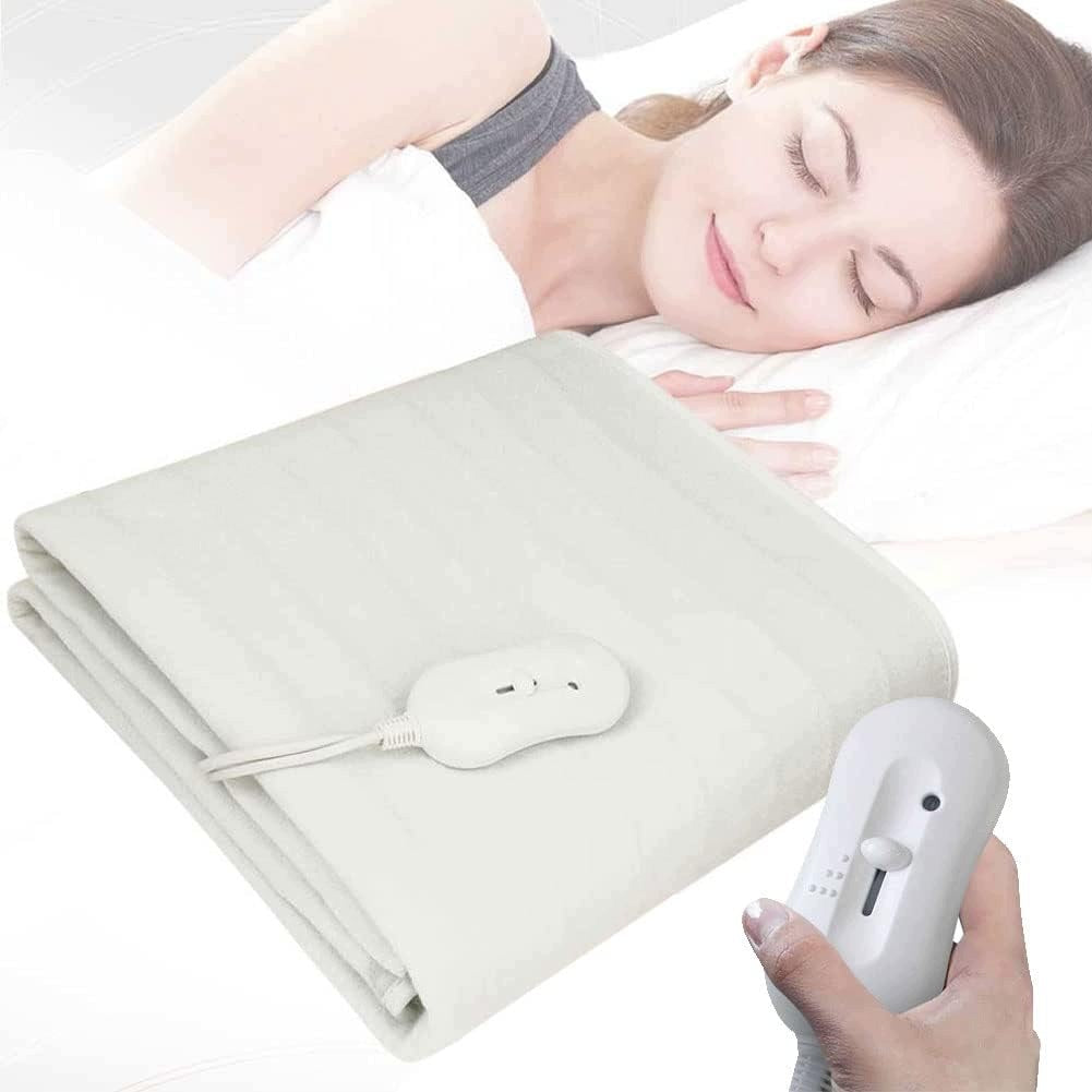 ELECTRIC THERMAL BLANKET BAKAJI 150X80CM REMOTE CONTROL 3 HEAT LEVELS 60W