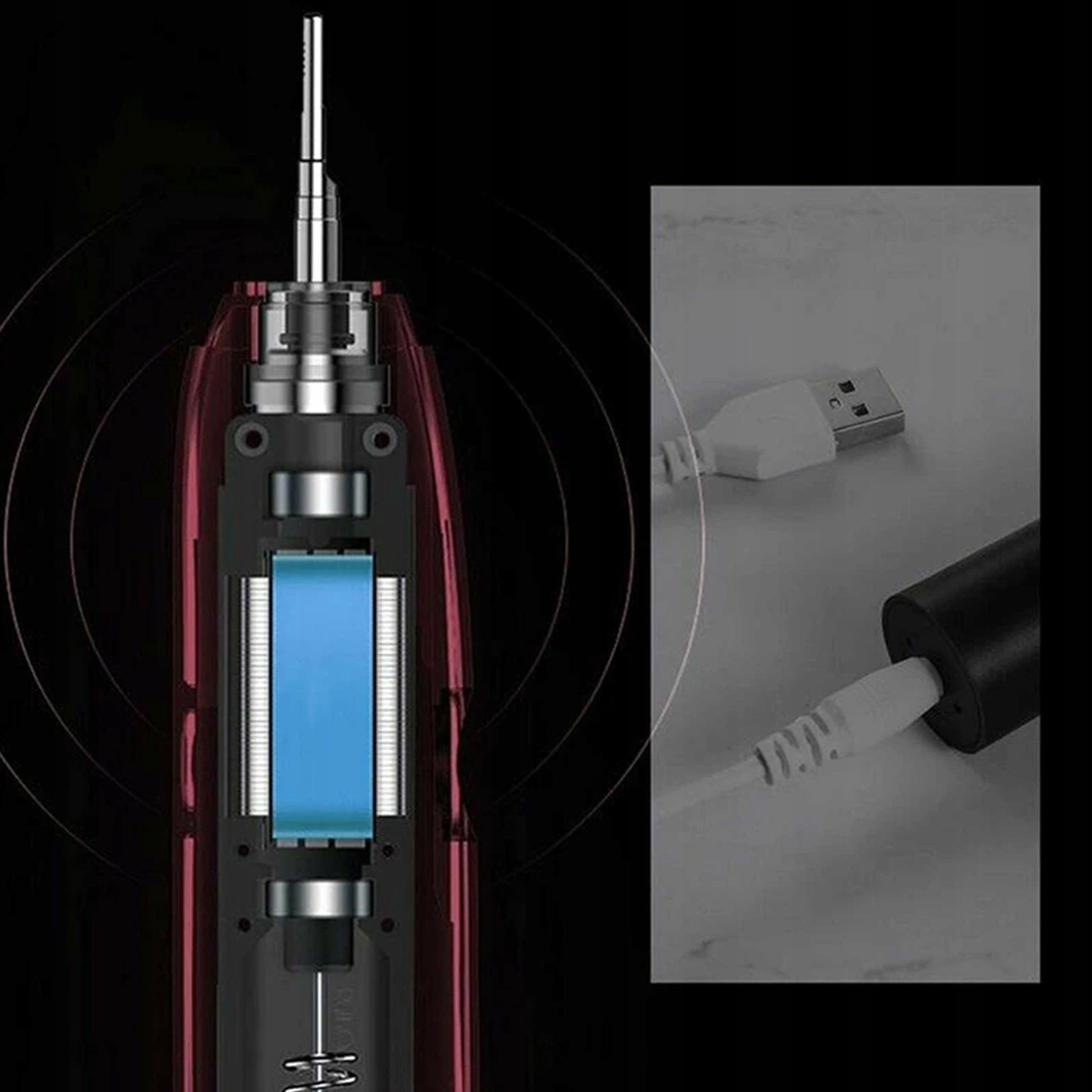 ELECTRIC TOOTHBRUSH CORDLESS SONIC + ZESTW TIPS Packaging status original
