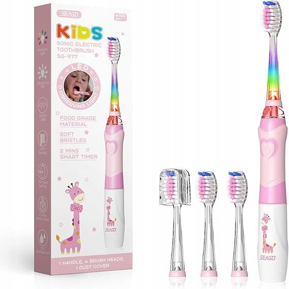ELECTRIC TOOTHBRUSH FOR CHILDREN FROM 6 MONTHS TO 4 YEARS SEAGO SONIC