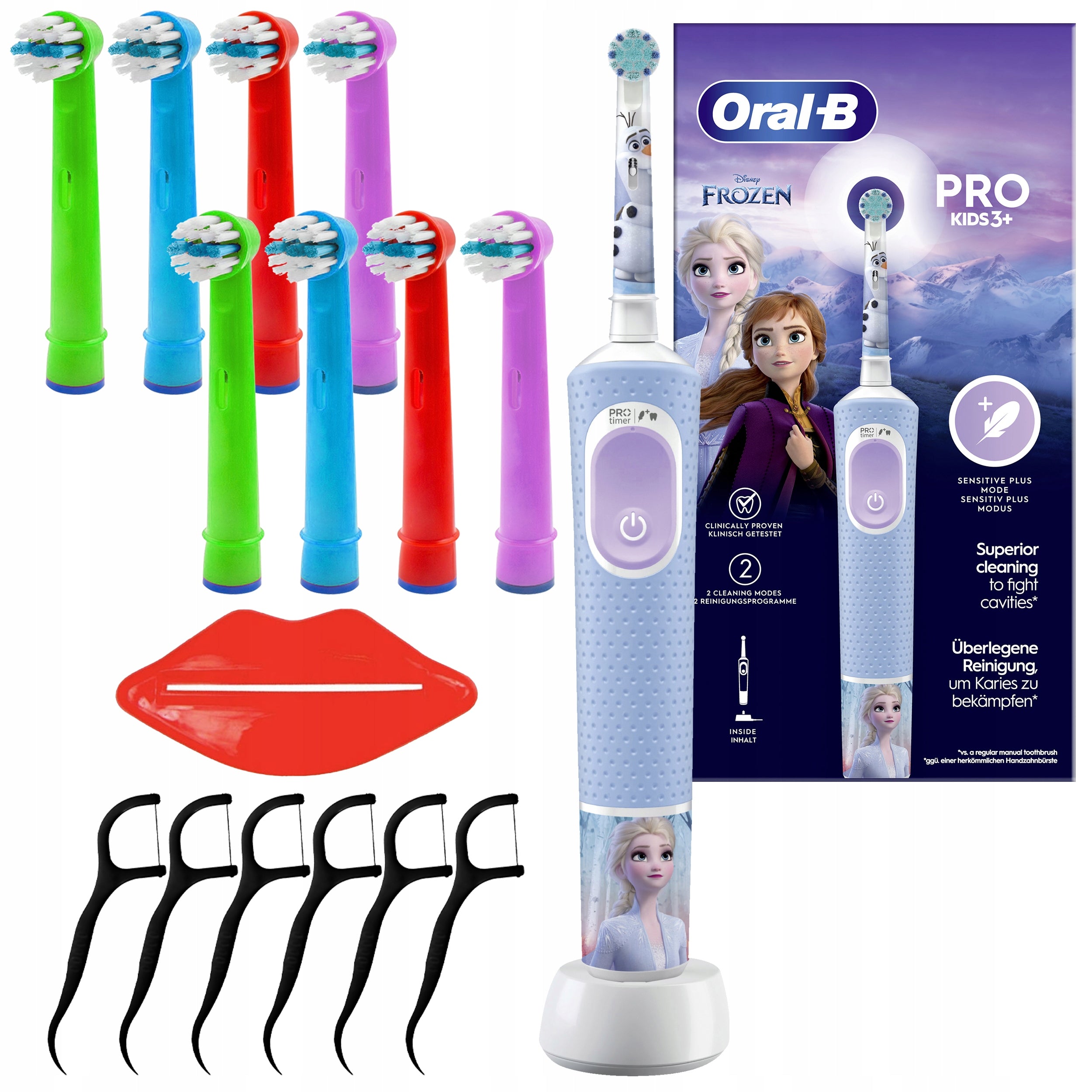 ELECTRIC TOOTHBRUSH ORAL-B KIDS PRO D103 FROZEN + ACCESSORIES