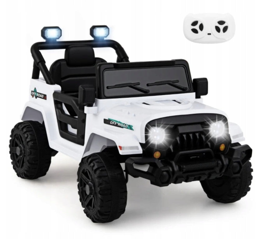 ELECTRIC TRACTOR OFF-ROAD VEHICLE – RED | 12 V | REMOTE CONTROL 2.4G | LED | MP3