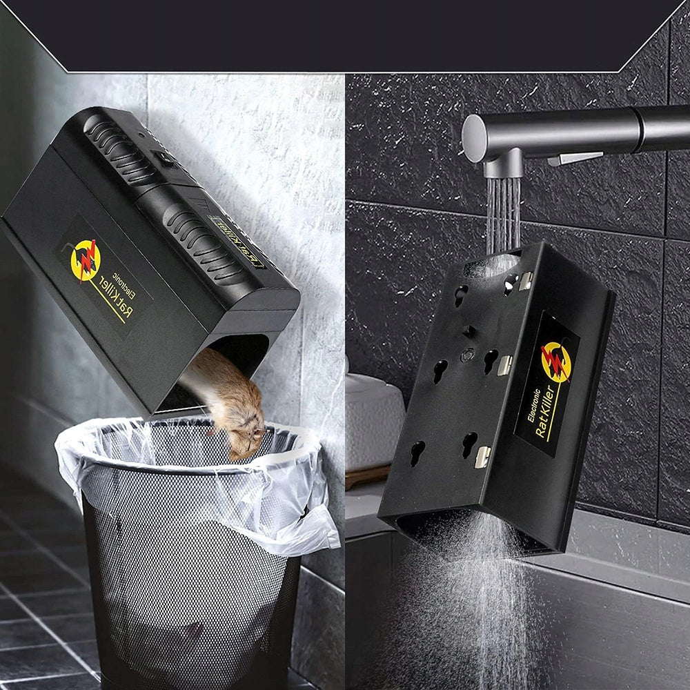 ELECTRIC TRAP 8000V FOR RAT MICE RODENTS OUTSIDE AND INSIDE Kind trap