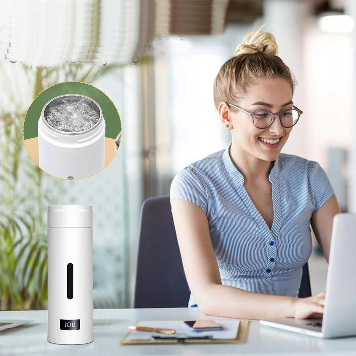 ELECTRIC TRAVEL KETTLE 300W 0,5L Material ceramic
