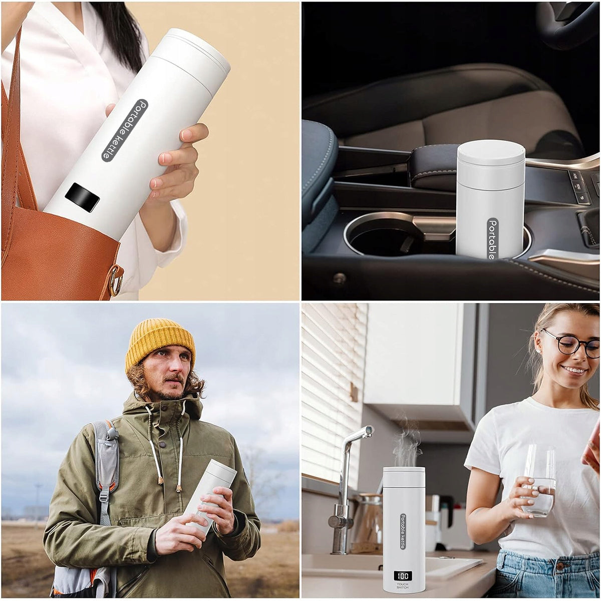 ELECTRIC TRAVEL KETTLE 300W 0,5L Safety overheating protection