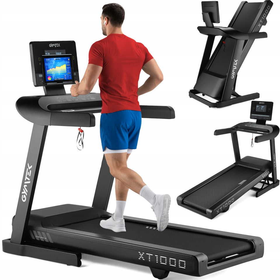 ELECTRIC TREADMILL FOLDING ANGLE OF INCLINATION 22KM/H 6,5HP GYMTEK
