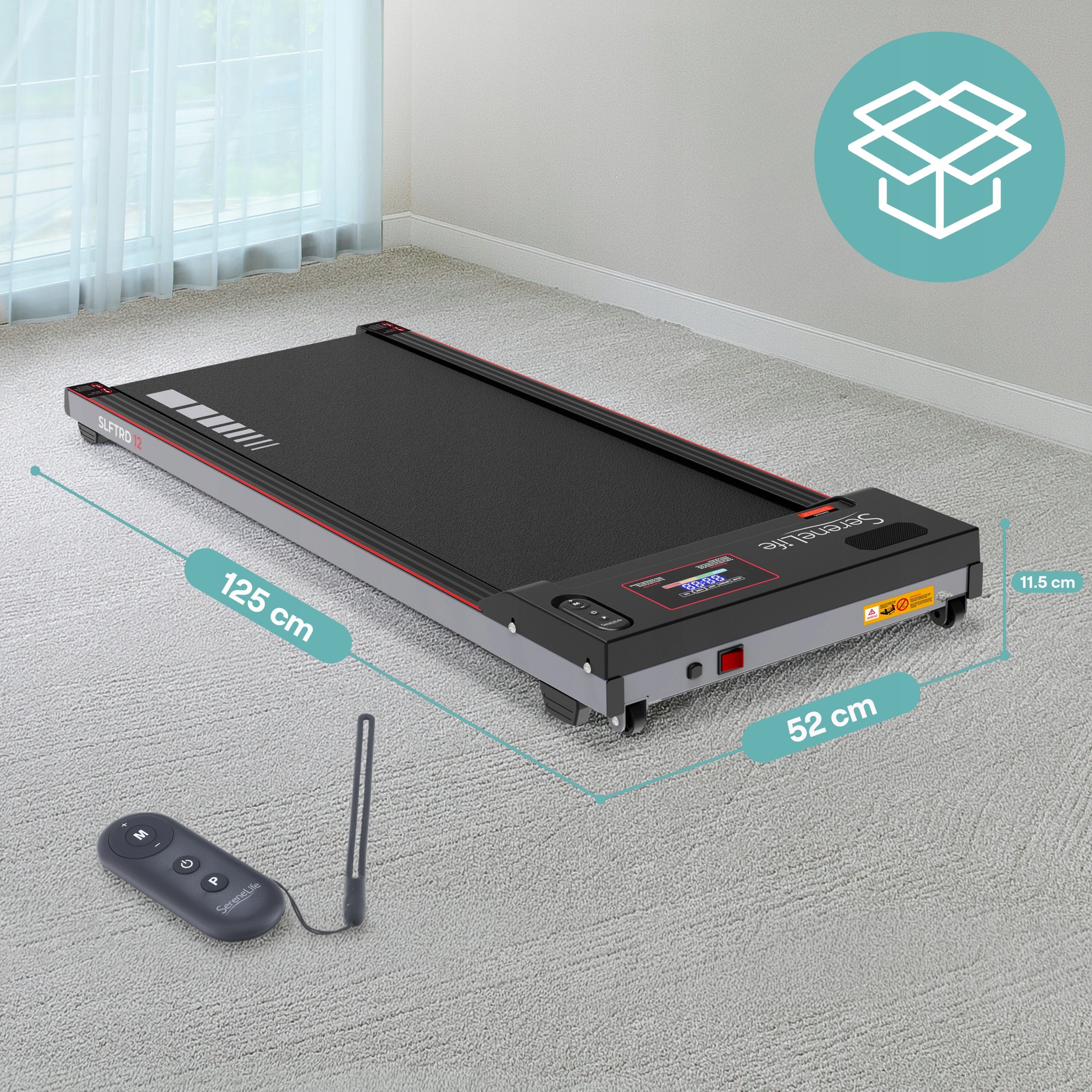 ELECTRIC TREADMILL FOLDING FOR WALKING PAD SERENELIFE Manufacturer code SLFTRD12