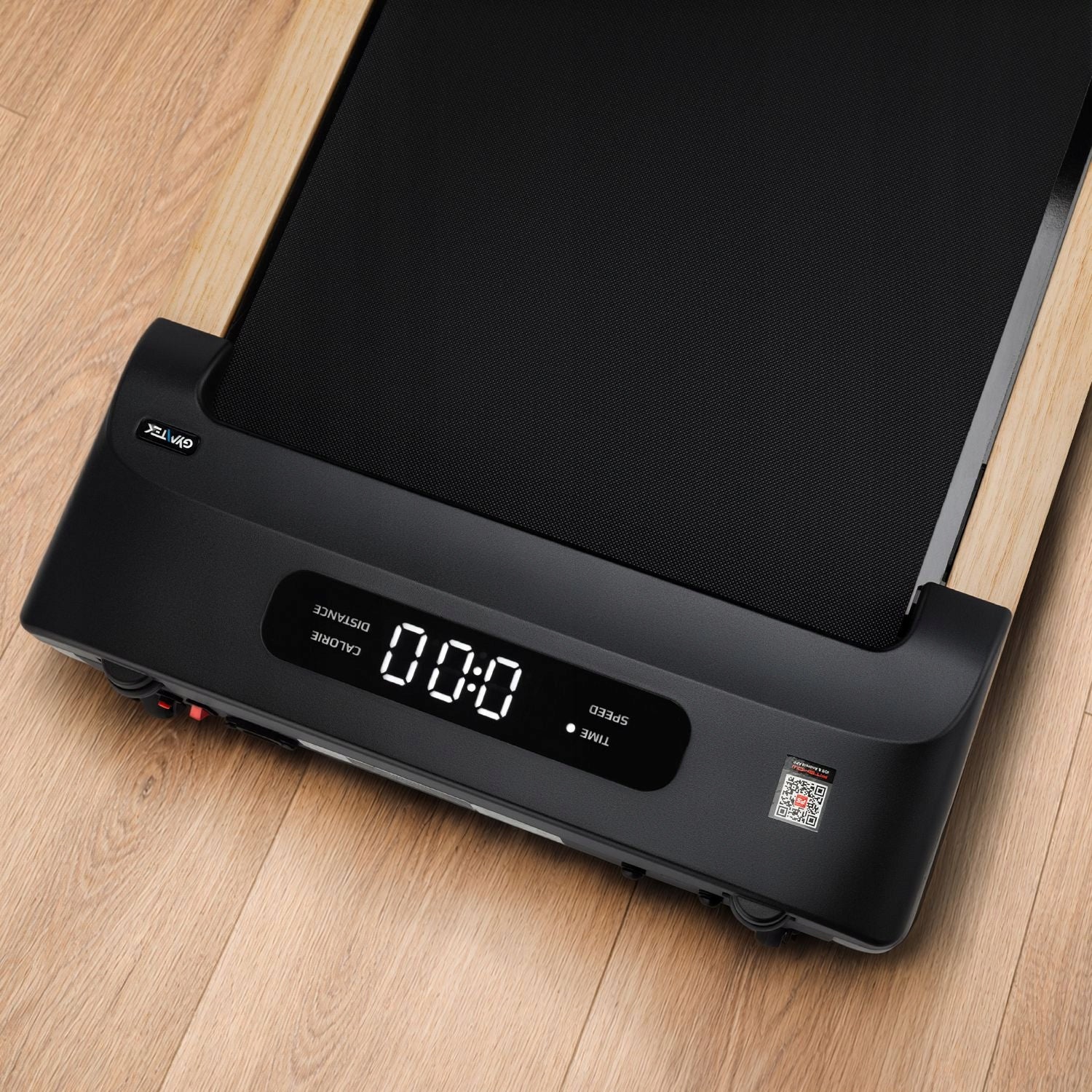 ELECTRIC TREADMILL FOR WALKING UNDER THE DESK APPLICATIONS BT GYMTEK Measurements training duration distance speed burned calories