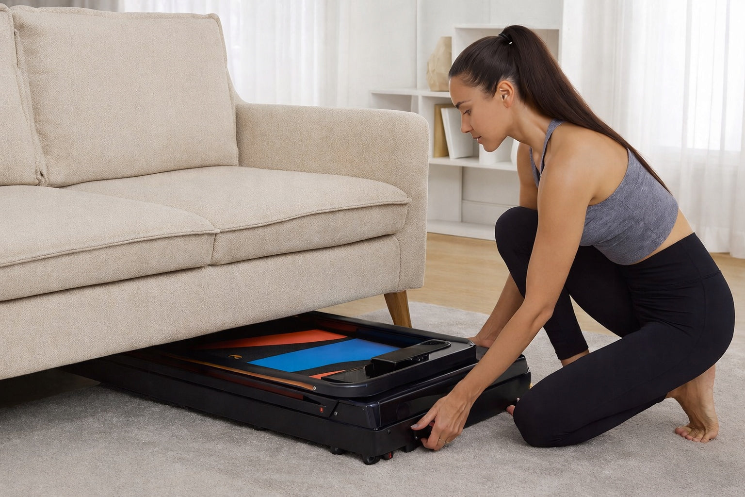 ELECTRIC TREADMILL Folding Household F8050 10 km/h up to 100 kg with Remote Control Brand no brand