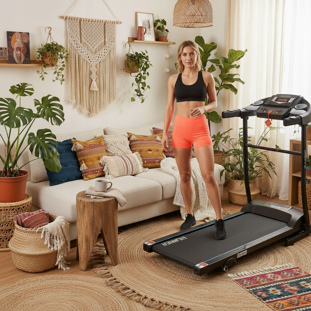ELECTRIC TREADMILL G-RUNNER 400 HOME ELEVATION SPEAKERS FOLDING UP TO 120kg Packaging status original