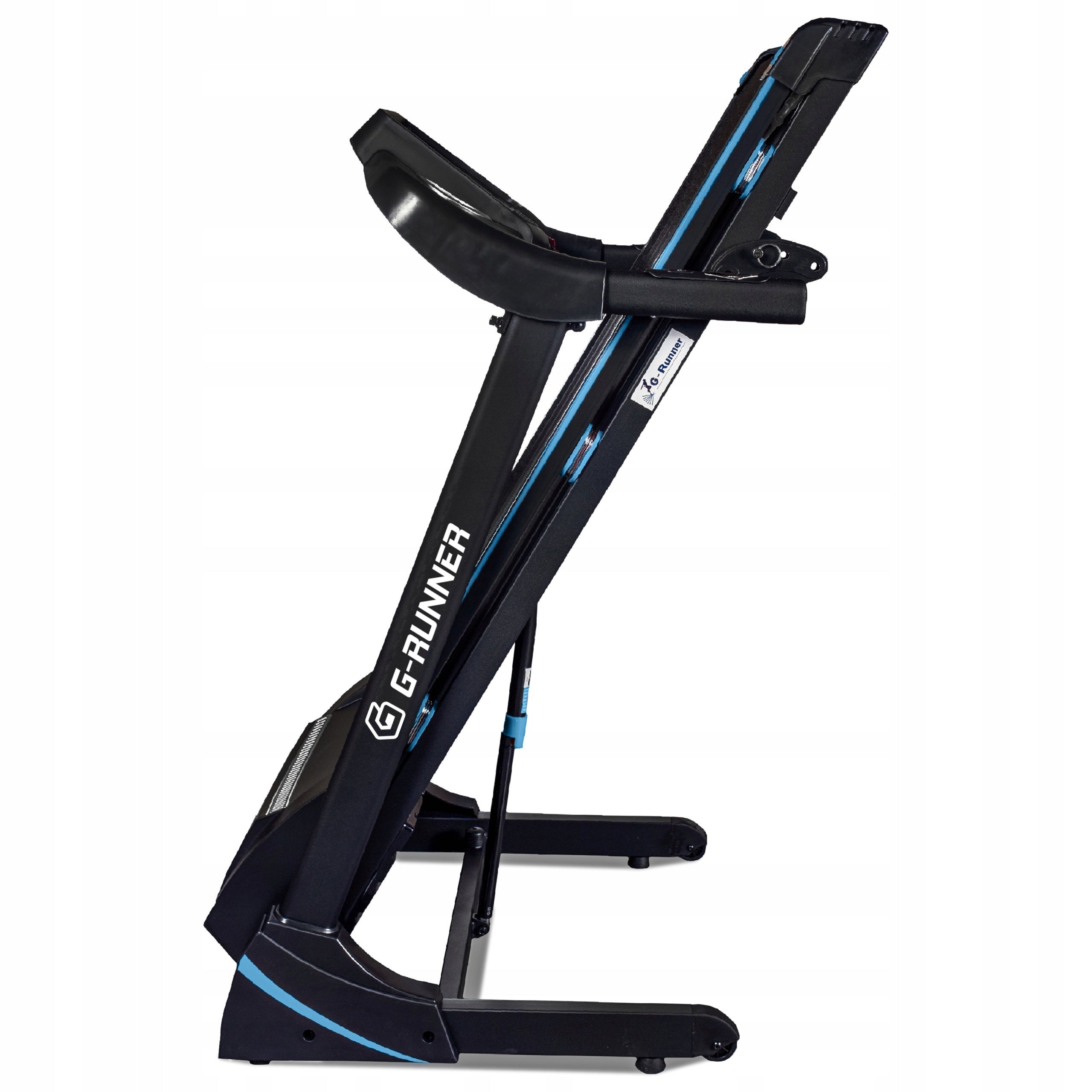 ELECTRIC TREADMILL G-RUNNER 420 HOME SHOCK ABSORPTION USB FOLDABLE SPEAKERS Measurements training duration distance speed pulse burned calories