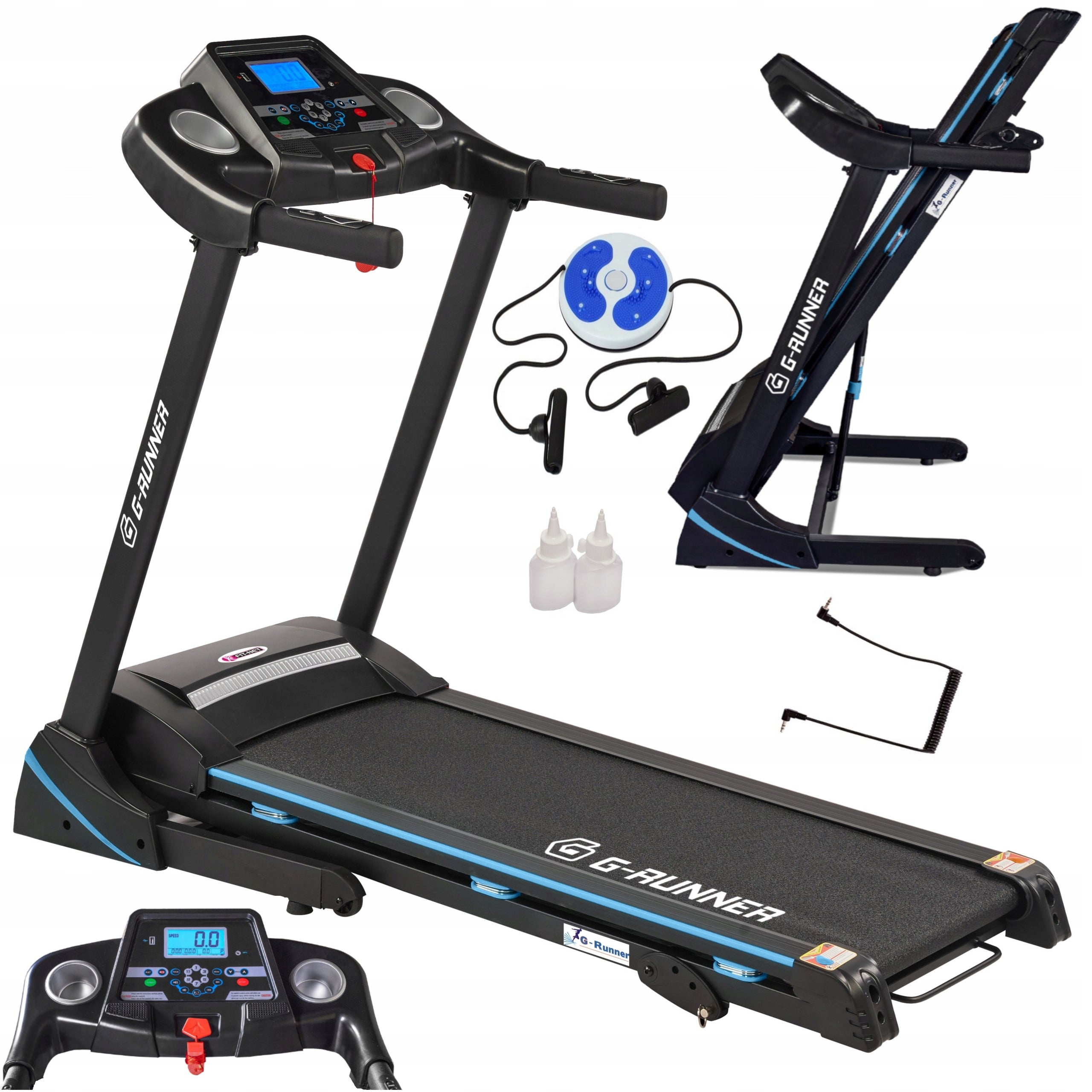ELECTRIC TREADMILL G-RUNNER 420 HOME SHOCK ABSORPTION USB FOLDABLE SPEAKERS