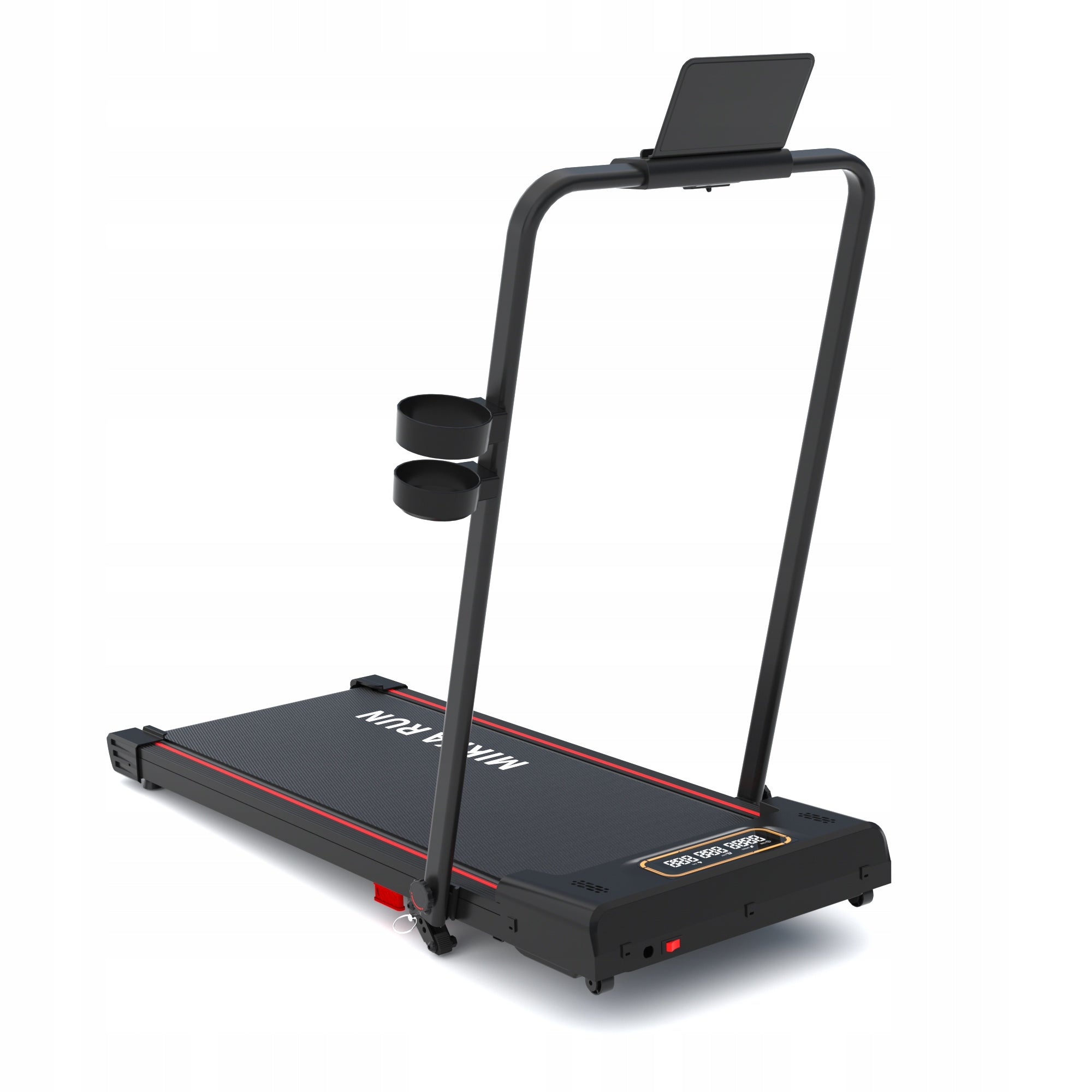 ELECTRIC TREADMILL HOME 2in1 FOLDING 12 KM/H SHOCK ABSORPTION ELEVATION PILOT Measurements training duration distance speed burned calories